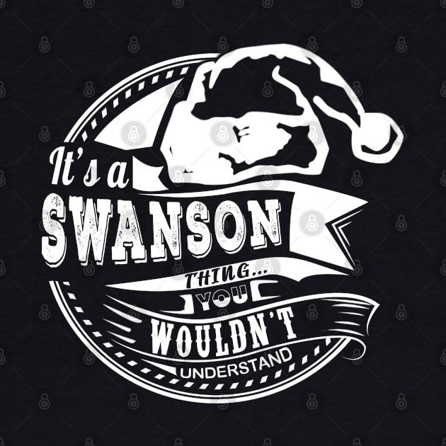 It's a Swanson thing - Hat Xmas Personalized Name Gift by Cave Store